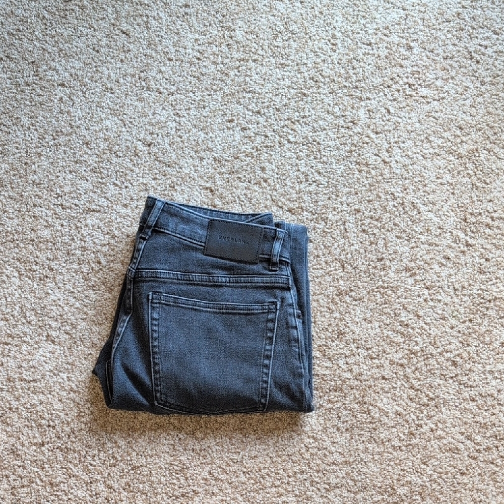 Everlane Charcoal Curvy Cheeky Jeans 27